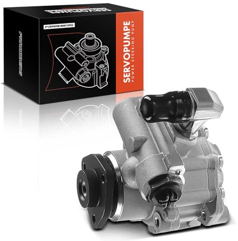 Frankberg Bomba Hidráulica de Dirección Asistida sin Poleas Compatible con M-Clase ML320 ML350 ML430 ML500 W163 3.2L-5.0L 1998-2005 Sustituir# 0034666401