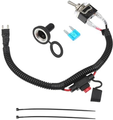 uxcell 1 ensemble de fusibles universels de 37,5 cm pour automobile - Kit de dérivation - Fusible - Interrupteur de dérivation