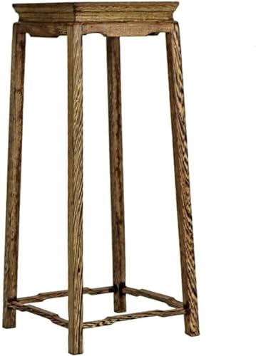 JUGALIADC Blumenhocker Beistelltisch, Pflanzgefäßhalter, Kleiner Blumenständer, Antik, Für Den Innenbereich, Hoher Pflanzenständer, Stein, Bonsai-Handwerk Display Rack