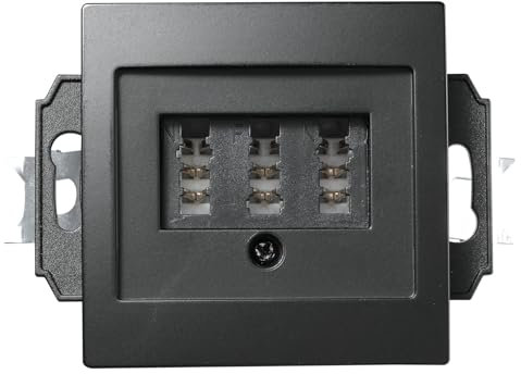 Scatola di connessione FLAIR TAE-NFN nera, senza cornice