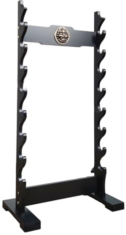 Serenitison Kirin Soporte de Espada,Soporte de Armas,Soporte de Espada de Artes Marciales,Soporte de Exhibición de pie en el Piso,Estante para Espadas Multicapa de Suelo,Espada De Montaje Soporte