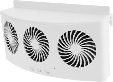 GARVALON Solar Car Vent Fan for Window Cooling Portable Solar-powered Exhaust Fan for Air Circulation for Heat Reduction Vehicles Easy Installation Silent
