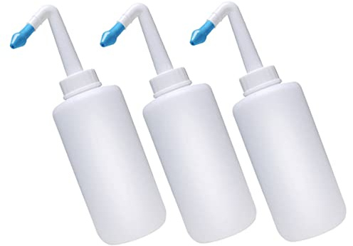 YOSADIER 3pièces Irrigation Nasale Bouteille De Rinçage Nasal Lot De Bouteilles De Lavage Nasal Pour Nettoyage Nez Et Rinçage Des Nasales