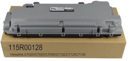 C7020 Récipient de Toner usagé 115R00128 Collecteur de déchets Compatible pour Xerox VersaLink C7000 C7020 C7025 C7030 C7120 C7125 C7130 Imprimante (1PK)