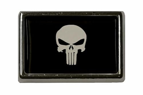 U24 Pin Punisher weiß auf schwarz Flaggenpin Anstecker Anstecknadel Fahne Flagge