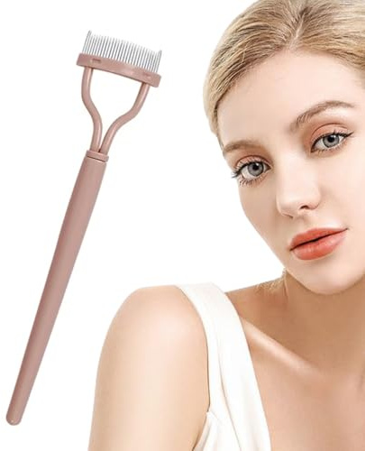 Peine De Pestañas | Herramienta De Separador De Peine Y De Pestañas | Herramientas Profesionales De Maquillaje Ocular, Aplicador De Máscara Portátil, Herramienta Cosmética Ergonómica Para Viajes,