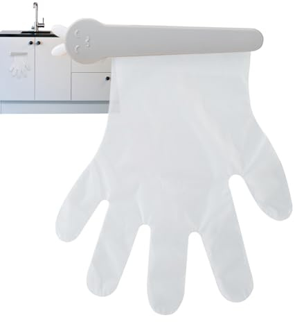 Wezalget Glove Dispenser Wall Mount,Glove Holder Organizer | Clip Design Adhesive Food Service Supply for Home Bathroom Restaurant Lab Garage Closet Kitchen