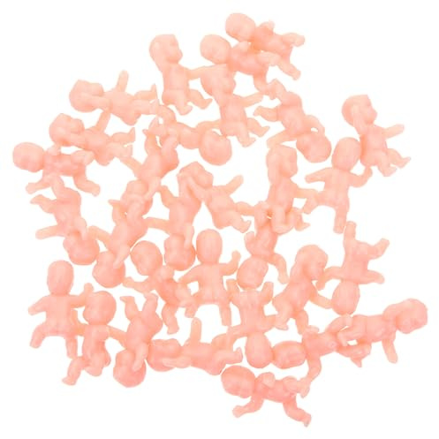 Alipis 30 Piezas Mini Figuras de Bebés de Plástico Decorativas para Fiestas Pequeño Color Piel Regalo para Recién Nacidos y Shower