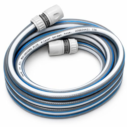 Hose Reel Extension KIT 1-10M Pipe with 2 Female CONNECTORS Included Grey PVC Garden Hose (1m)