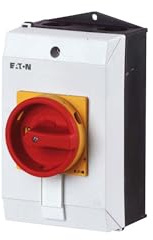 Eaton 207163 Hauptschalter, 8-polig, 20 A, not-aus-Funktion, 90 Grad, abschließbar in 0-Stellung, Aufbau