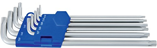 Heytec 50813498280 Winkelschraubendreher-Satz Torx extra lang 9-teilig