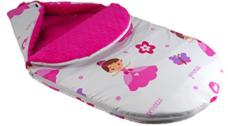 Saco acolchado para carrito de bebé, con calentadores para manos y cojín 4 Talla:Footmuff M size