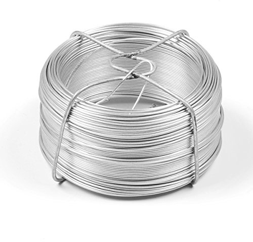 INDUTEC Drahtspinne Drahtrolle Drahtspule Draht verzinkt 1,0 mm - Länge 100 m