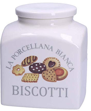 LA PORCELANA BIANCA Keksdose aus Porzellan H 20 cm P0126350BD