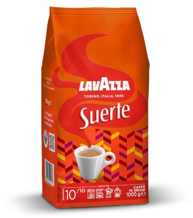 Lavazza Suerte (Roast and Ground) Coffee Beans for Espresso Machine - 1 kg
