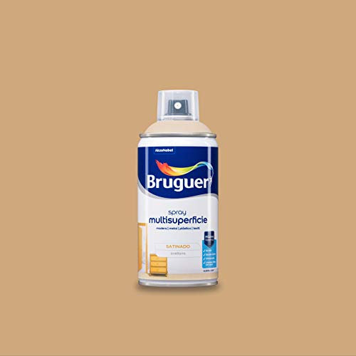 Bruguer Acrylic Multisuperficie Esmalte al agua en Spray Satinado Avellana 300 ml