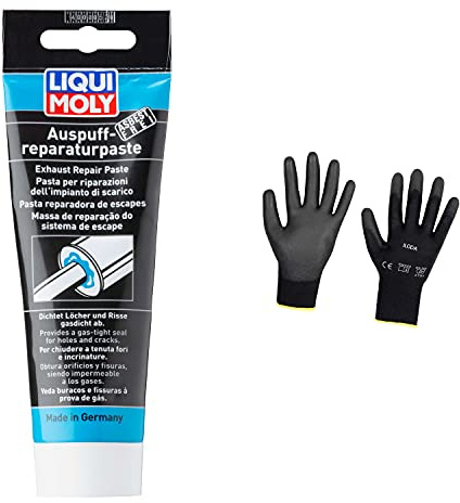 Iloda Original Liqui Moly 200g Auspuffreparaturpaste 3340 Schutzhandschuhe