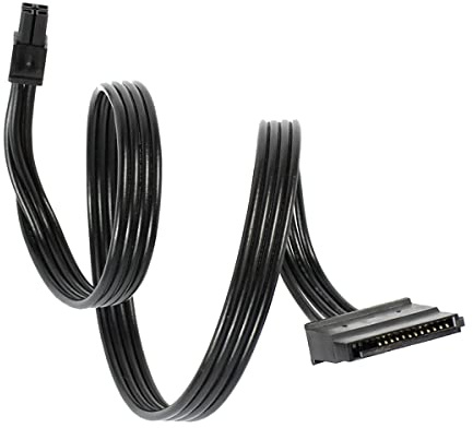 Q81S mini 4 stift till SATA SSD strömkabel adapter 45 cm för PC Lenovo m410 m610