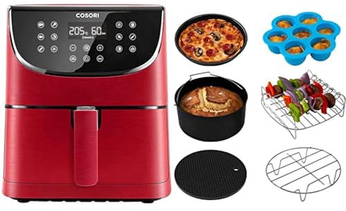 COSORI Freidora sin Aceite 5.5 L, freidora aire caliente + Accesorio para freidora de Aire, Plastic
