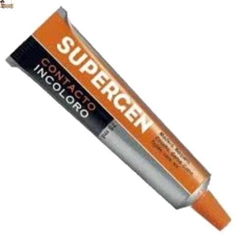 BricoLoco.com Supergen Kontaktkleber, extra stark, farblos, Sohle: Schuhe, Schuhe, Holz, robuste und langlebige Verbindungen, zum Heimwerken und Reparieren (1,75 ml)