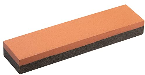 Jazooli Professional Knife Blade Sharpening India Stone Double Sided 2 in 1 Sharpener Fine Coarse Grit Whetstone Wet Stone Block Fine Coarse Sided - 20cm x 5cm x 2.5cm