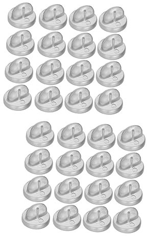 EXCEART 400 STK Broschen Kupplung Pin-Back-ersatz Anstecknadel Broschenverschlusshalter Tie-tack-Kupplung Träger Für Krawattennadeln Brosche Zurück Binden Gummi Schmetterling Revers-Clip