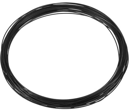 PATIKIL 32.8ft x 0.04(1mm) 304 Stainless Steel Wire, Coated Covered Cable Picture Hanging String Rope for Photo Frame Artwork Mirror Railing Decoration