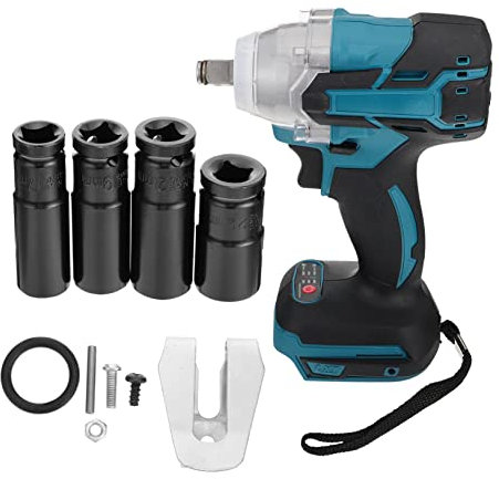 Hemobllo Clé à Chocs Électrique Multifonction Rechargeable sans Balais pour La Construction Aéronautique Batterie de Scie Automatique 18 V/21 V