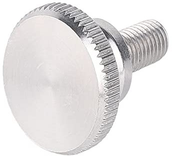 Rändelkopfschrauben, Rändelkopf von Hand festziehen, Rändelschraube einstellen, Vorhangfassade, Glas, Edelstahl 304, M2, M3, M4, M5, M6, M8, M10 (Farbe: Länge 4 mm, Größe: M4 (2 Stück)) ( Color : Leng