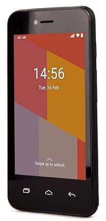 TTfone TT20 Smart 2G Mobile Phone, Android, 8GB, Dual Sim, Unlocked, Blue