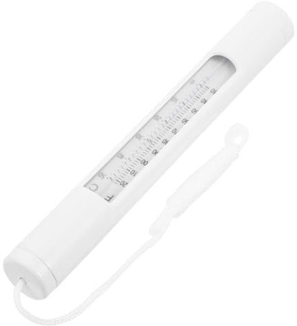 GAROZATION Kunststoff-pool-thermometer, Schwimmbecken, Sinkendes Thermometer Mit Schnur, Temperaturmessgerät Für Außen- Und Innenaquarien, Spas,