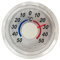 Termómetro de ventana Stick -On - Calibre de temperatura exterior, termómetro de vidrio transparente | Termografía de interior fácil de lectura, escala de temperatura analógica resistente a la intempe