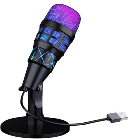 PC Mikrofon für Kabelloses USB Headset Kopfhörer Kabelloses Zubehör | USB Mikrofon Headset Kopfhörer für PC Aufnahme Streaming Podcast Musik Aufnahme Streaming Podcast Musik