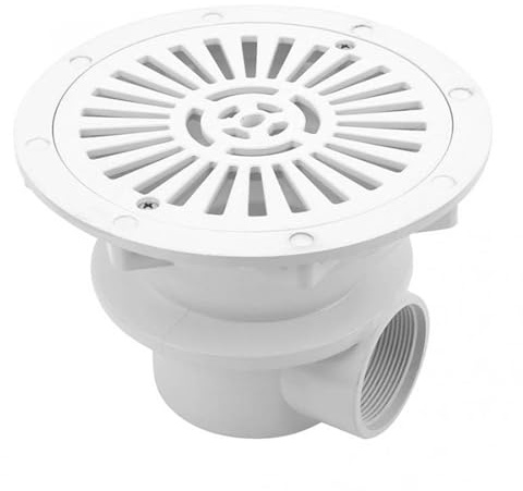 YiQinzcxg Cubierta de desagüe para piscina, antiobstrucción, extraíble, segura, eficiente, fluye agua, cubierta de drenaje, pieza de equipo, accesorios de drenaje flotantes