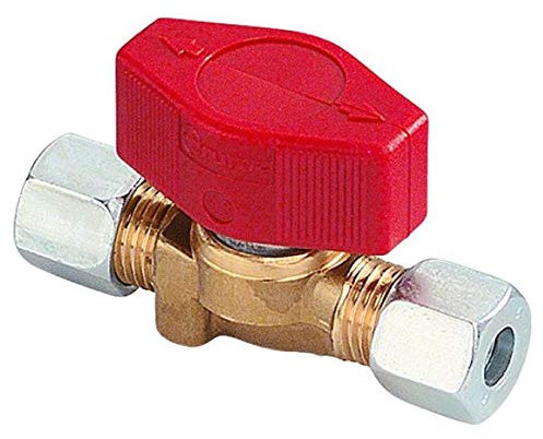 GOK Schnellschluss-Absperrventil Schnellverschluss-Ventil Camping Gasregler Anlage Absperrventil