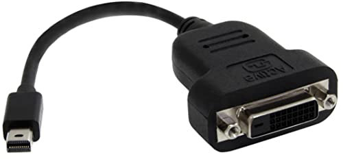 StarTech.com Adattatore da Mini DisplayPort a DVI Single-Link 1080p, Convertitore Attivo da Mini DisplayPort a DVI-D, Dongle mDP o Thunderbolt 1/2 Mac/PC a DVI per Monitor e Display, (MDP2DVIS)