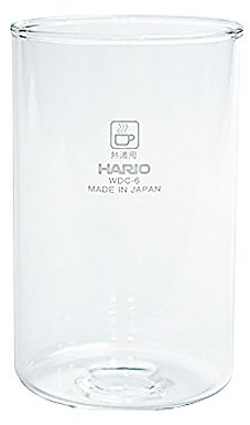 Hario BK-WDC-6 Glasbehälter, transparent, mittel