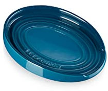 Le Creuset Reposa cucharas oval de cerámica de gres, 15 cm, Deep Teal, 71507156420099