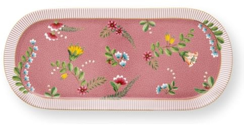 Pip Studio La Majorelle Tortenplatte pink 33,3 x 15,5 cm