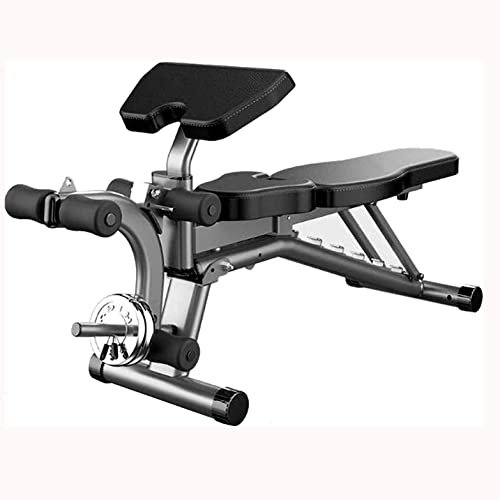 Hantel-Hocker, Multifunktions-Supine Fitness-Stuhl, Bank-Bank, Sit-Up Fitness-Geräte,Schwarz