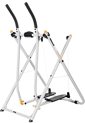 Gazelle Glider Elliptical Hybrid Exercise Machine for Home Gym, Pacer or Sprinter Model - Low-Impact Cardio & Strength Training, Total Body Workout, Foldable Steel Frame, Fitness Tracker Computer