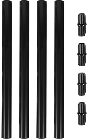 SHINEOFI 4 Set di Pali di Prolunga Rinforzati in Abs per Luce Esterna da Giardino, Design Drenante Robusto per Luci Solari e Lampade da Esterno