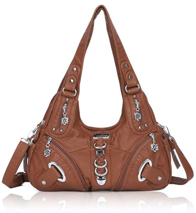 Angelkiss Hobo Geldbörsen und Handtaschen für Damen, Umhängetasche, groß, für den täglichen Gebrauch