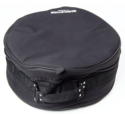 MUSIC STORE Snare Bag PRO II, DC1455S 14x5,5, Reißfeste Snare Tasche, Wasserabweisend, Gepolsterter Griff, Stabiler Reißverschluss, Schwarz