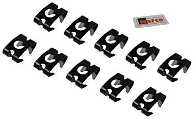 10x Halteklammer Bremsschlauch Haltefeder Halter Klammer
