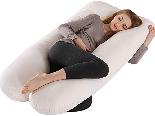 Schwangerschaftskissen,Große U-Förmige Ganzkörper-Mutterschaftskissen Motherhood Still- Und Lagerungskissen Ergonomisch 11,130x70cm
