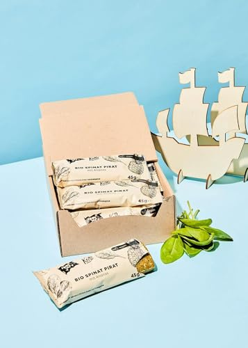 KoRo - Bio Raw Bar Pineapple Spinach - Vegan - Fruchtig süß und mit Spinat - Ideal für Groß und Klein