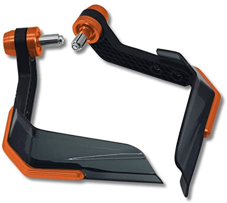 Handschützer Für Duke 125 200 390 690 790 990 1290 Motorrad Zubehör Carbon Faser Bogen Schutz Bremse Kupplung Handschutz Schutz (Color : Orange)