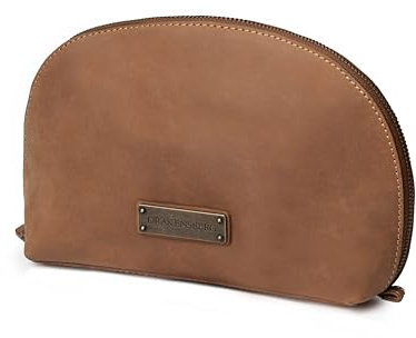 DRAKENSBERG Leder Kabeltasche 'Keaton' kleines Kabeltetui und Kabel-Organizer für Ladekabel, Ladegeräte und Technik-Zubehör, Havanna-Braun, DR00382