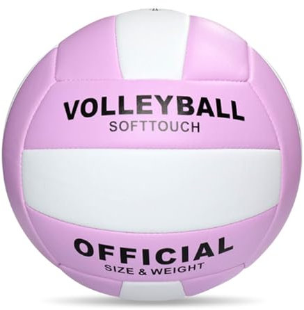 HUAJINGKEJI Weiche Beachvolleybälle, verdickt, offizielle Größe 5, Volleybälle, Sandsport, PU, für drinnen und draußen, Pool, Fitnessstudio, Training